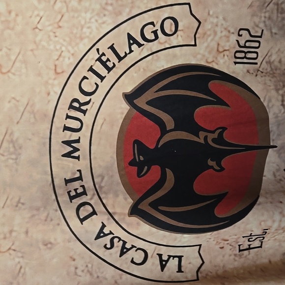 Men's Short Sleeve Tee, Bacardi Oakheart, Logo, 4XL, Tan, Gold, Black, Red, Bat - Picture 6 of 11